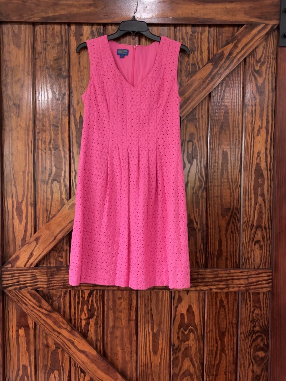 Women’s Pendleton Pink Eyelet Dress